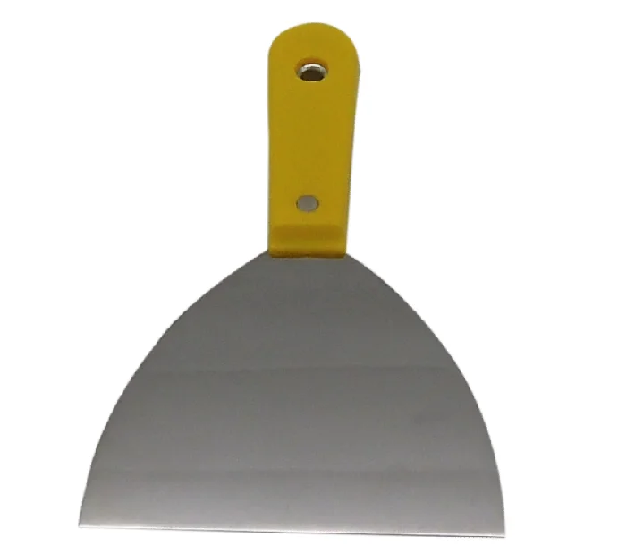 
Hot Selling Triangle Stainless Steel Scrape Plastic Handle Putty Knife Scrapers 