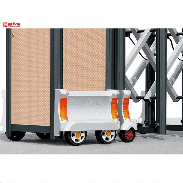 Разный дизайн, алюминиевые складные Заводские ворота, более стильные Автоматические Алюминиевые выдвижные двери