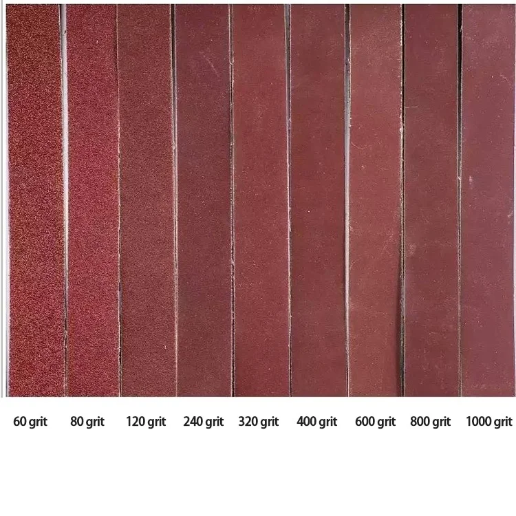 220*6mm Sanding Belts 100 Grit Aluminum Oxide Abrasive Belt for Automatic Cutting Machines Polishing