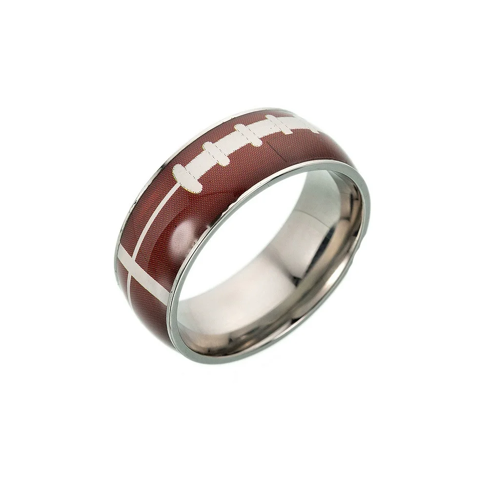 HP Basketball football baseball football titanium steel ring fashion rings youth football championship rings