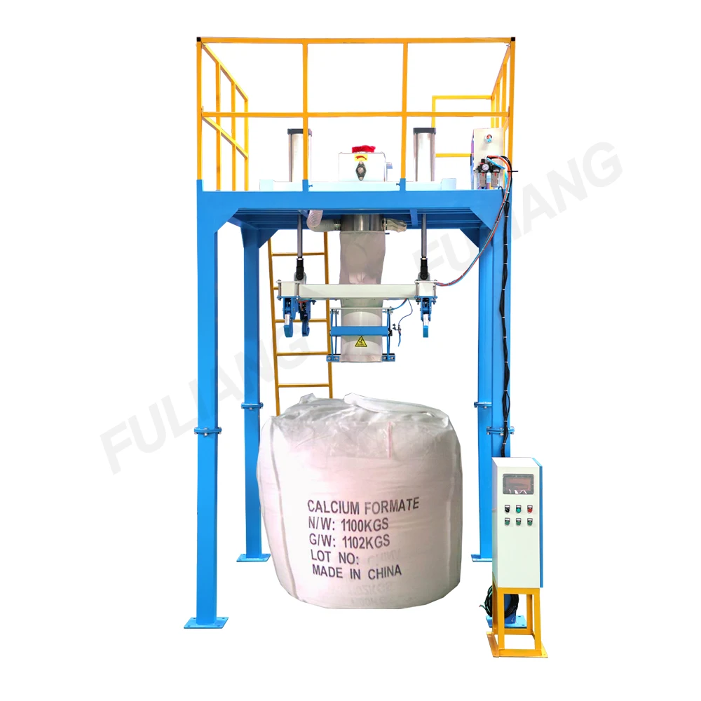 1 ton bag filling packaging machine for gravel fertilizer limestone powder