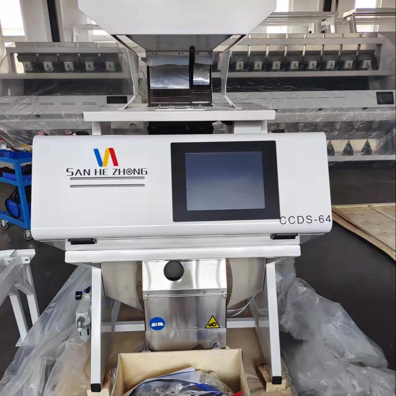 Bulgaria Sorting Machine CCD Camera Sesame Seeds Color Sorter for White and Black Sesame Sorting