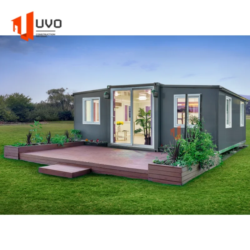 Hot Sale 20Ft Shipping Prefab Container Expandable House Folding box container apartments German Camping Houses