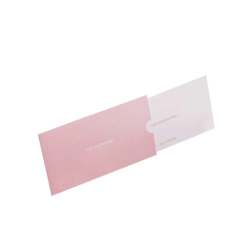 Free Design Custom Branded Matt Art Paper Business Thank You Gift Paper Greeting Cards with Wrapping Envelope