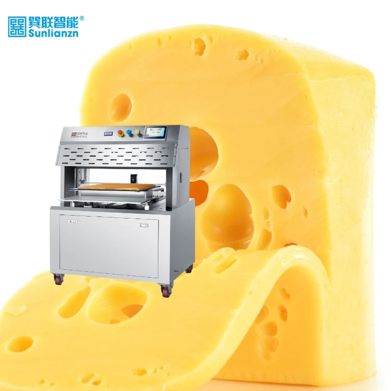 Super September Square Round Cheese Frozen Cake Automatic Cutting Machine for Production