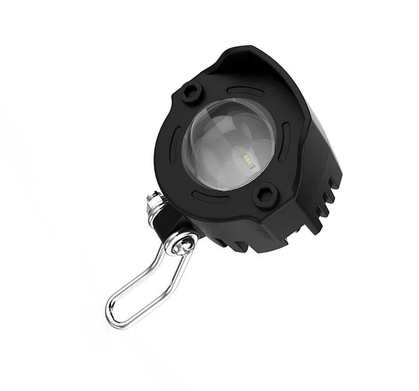 LED Electric Scooter Bicycle 2-in-1 Horn Headlight electric bike Waterproof Bright 6W Front Light for Ebike12-80V