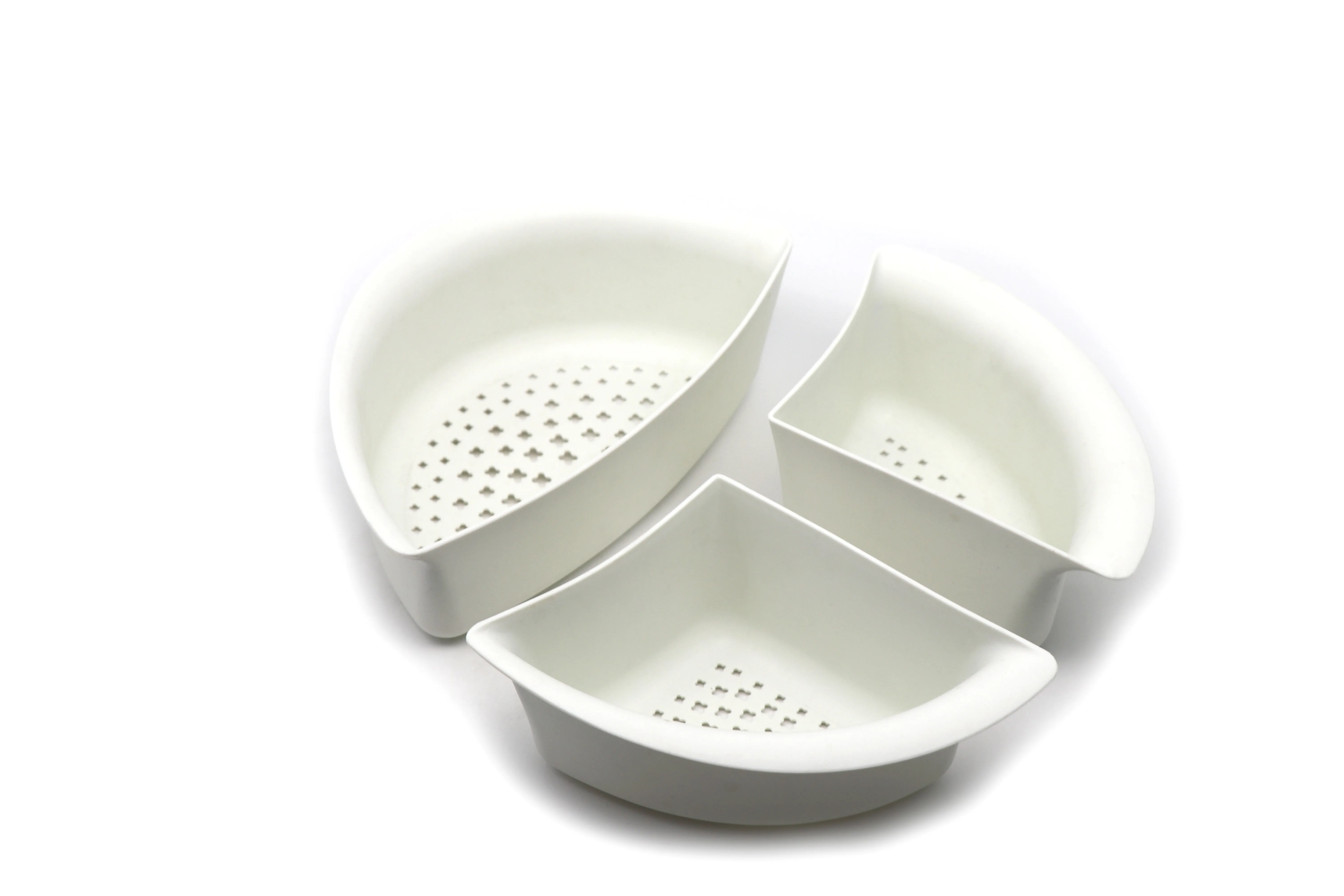 Multifunctional Fruit Washer Filter Container Three Layer Drain Basket Colander Bowl Fruit Vegetable Wash Basket