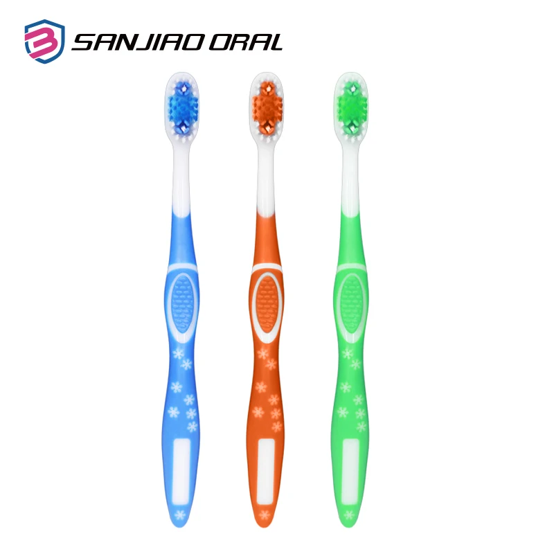 High quality ISO approved massage gum adult toothbrush wholesale OEM customized toothbrush