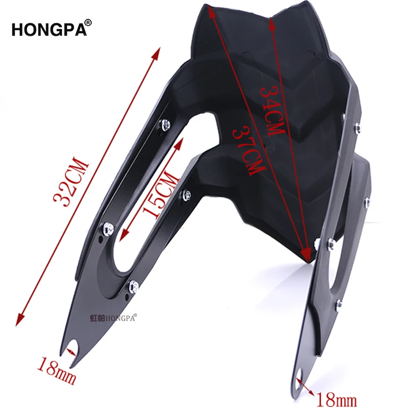 Крышка заднего крыла мотоцикла с монтажным кронштейном для Kawasaki Z250 CBF190R