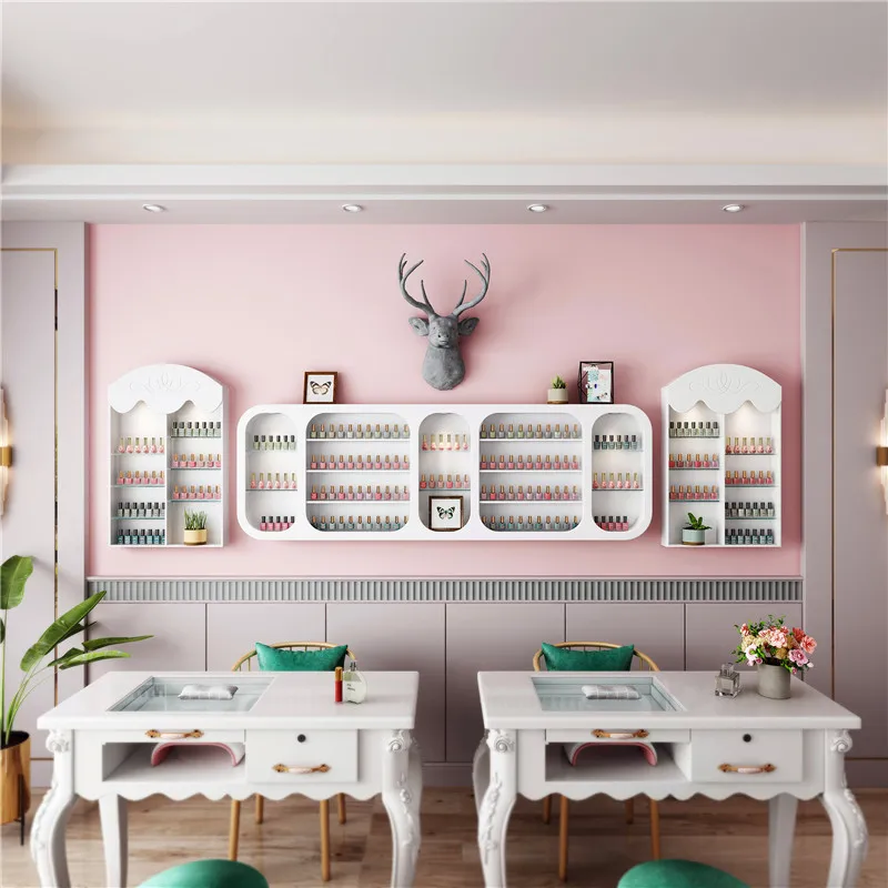 Cosmetic Shop Counter Table Design Cosmetic Floor Stand Makeup Cabinet Shelf Cosmetic Product Display Stands Racks