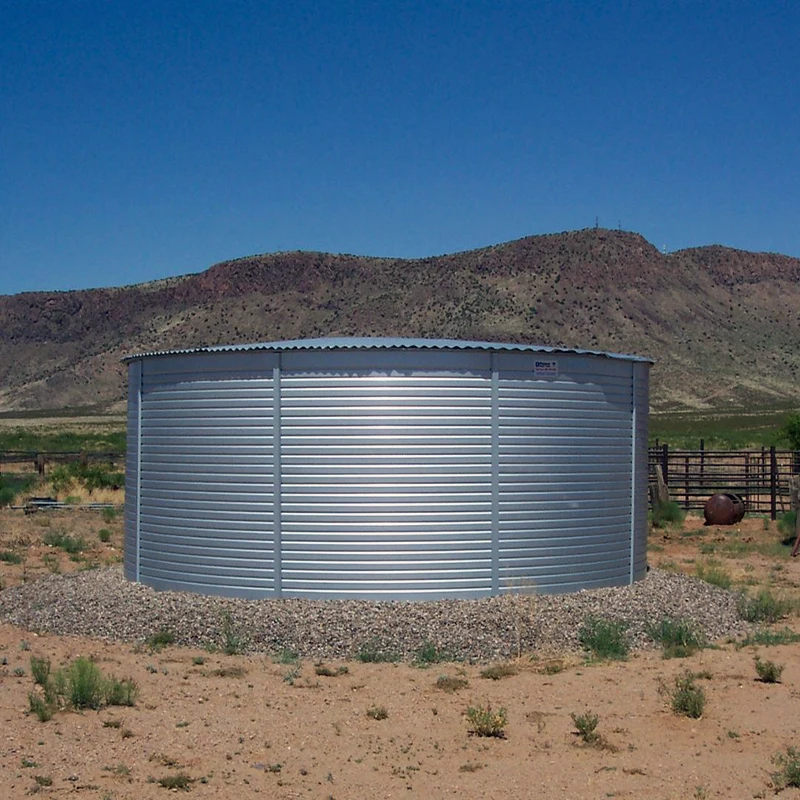 Flat ,Dome, or Inverted Roof  Corrugated Water Steel Storage TanksAgricultural irrigation Fire Protection water storage tanks