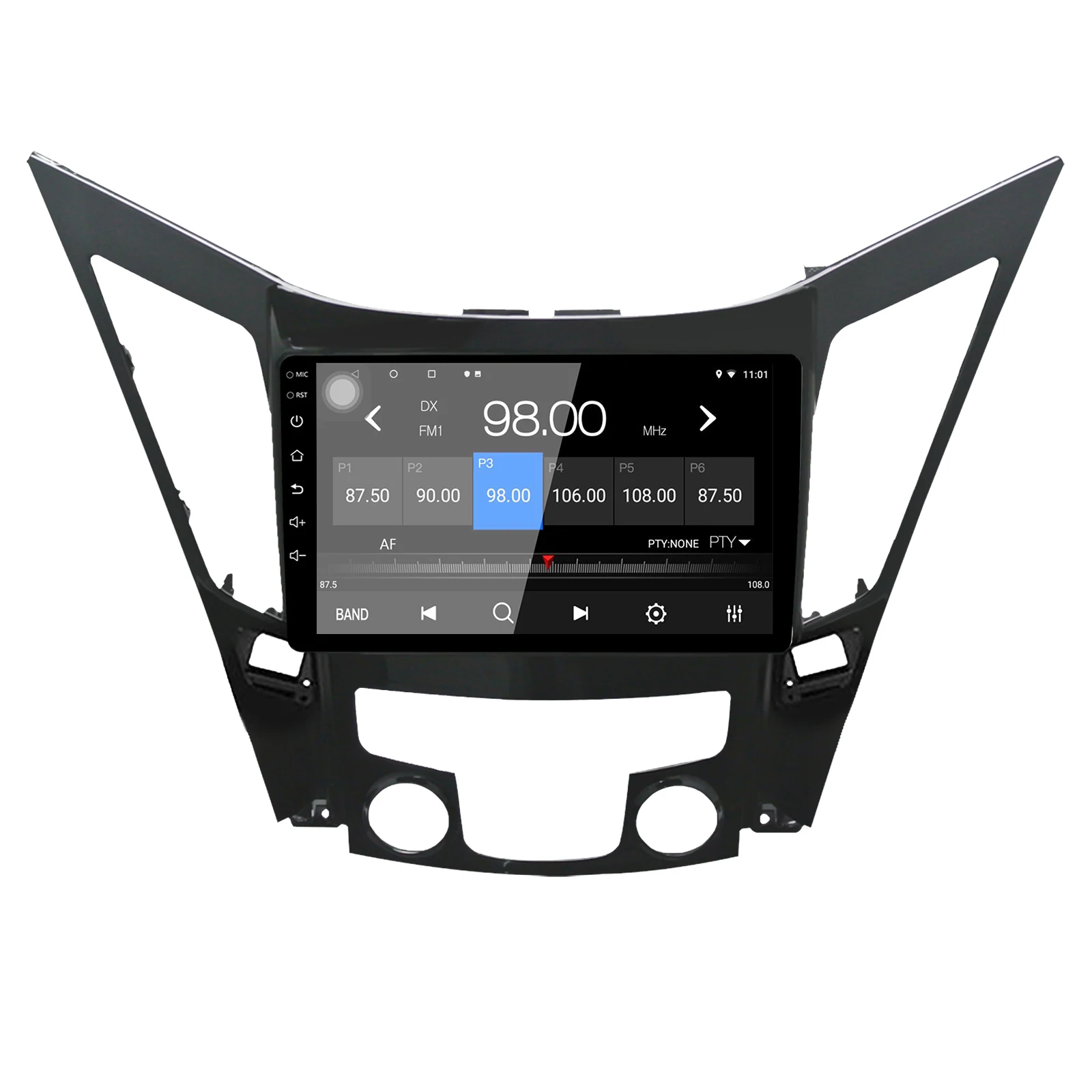 Car Android 10.1 Radio For Hyundai Sonata 2011-2013 Multimedia Player 9 inch Super High Definition 1024 x 600 Car Stereo