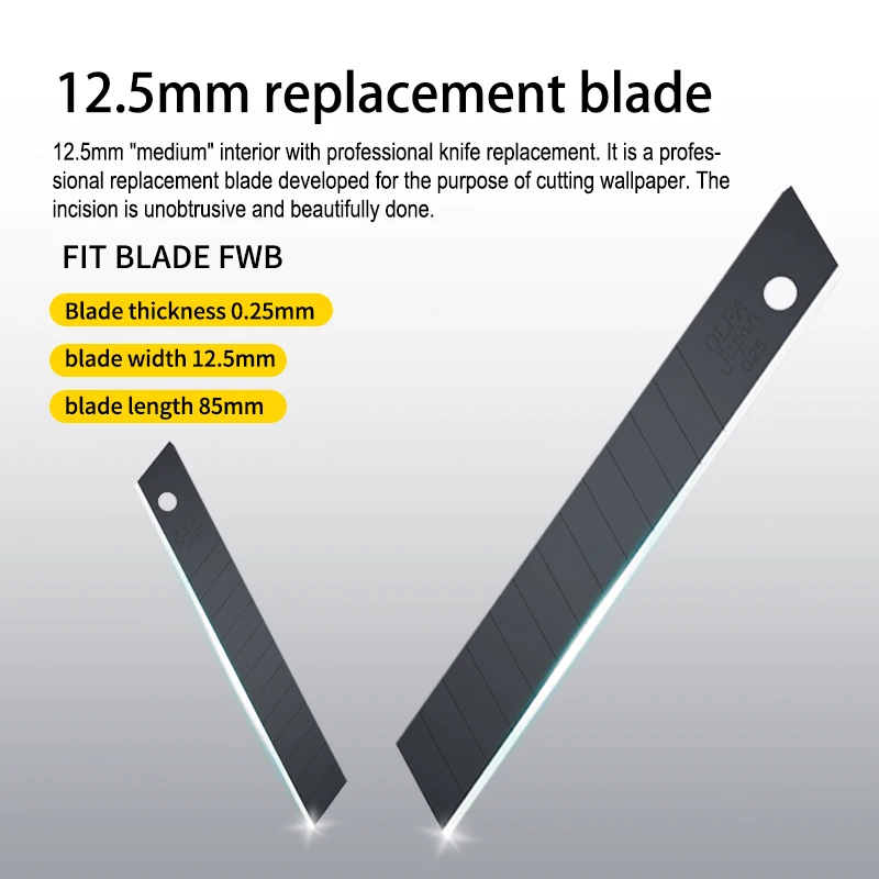 Japan OLFA FWP-1 with a thinner and sharper blade 12.5MM Wallcovering cutter Industrial Tool Knife
