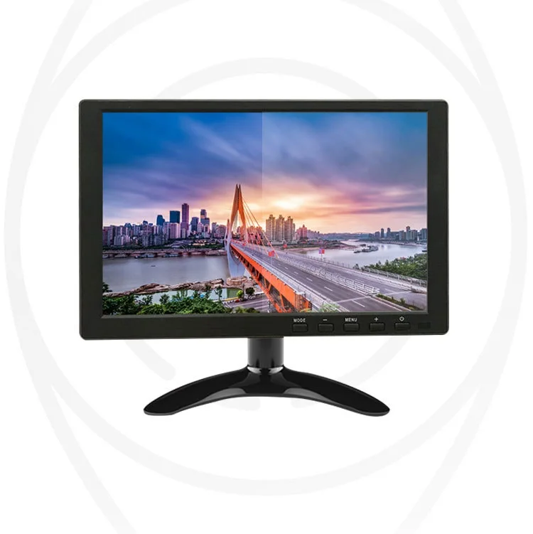 Portable Speaker LCD Screen Small Size 10 Inch LED Desktop Computer Monitor BNC Car TV Widescreen 10.1inch VGA HD-MI Monitor