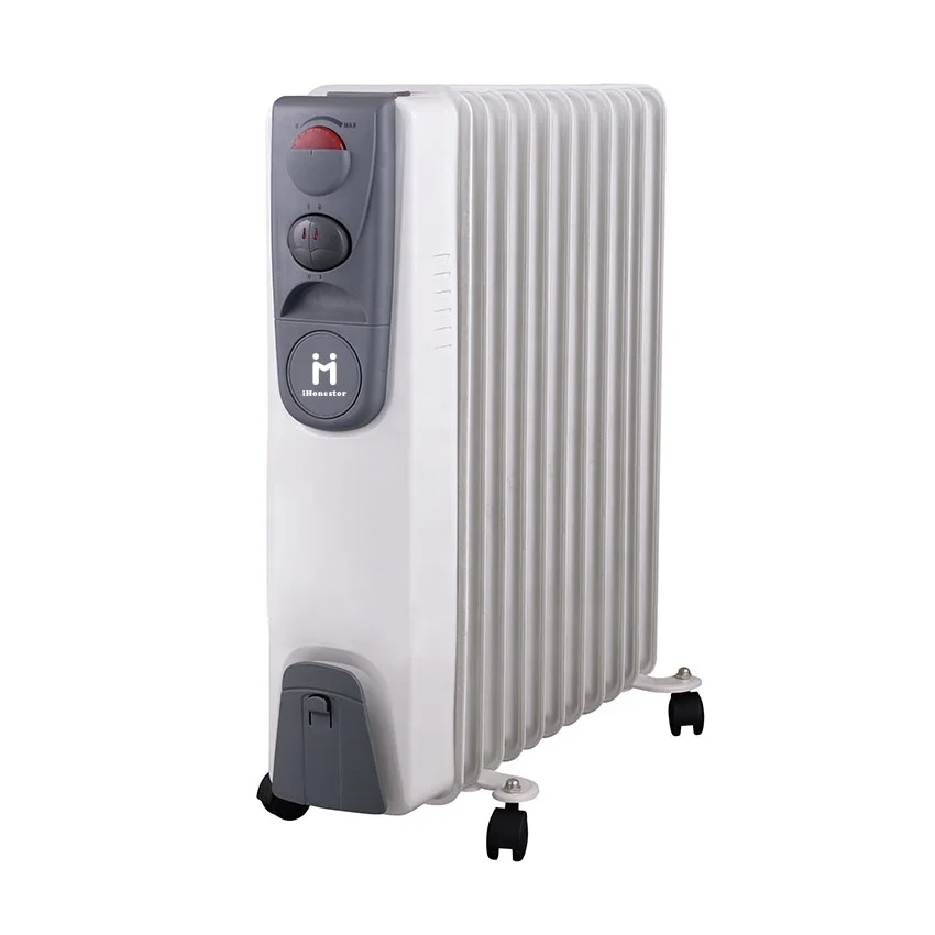 Масляный нагреватель с турбовентилятором и таймером (от 1500 Вт до 2500 Вт)