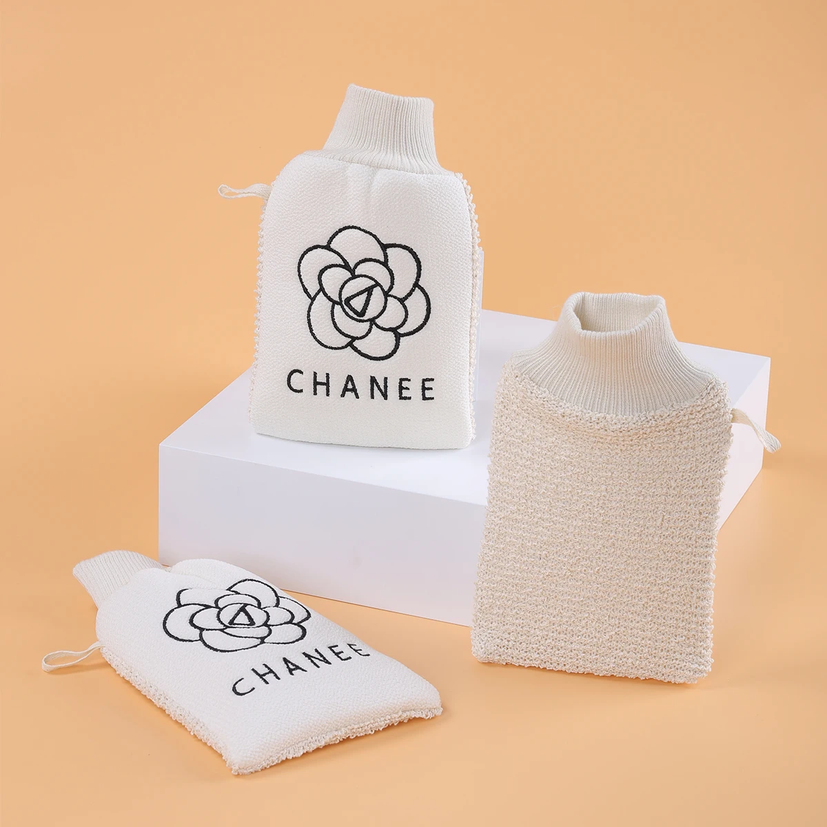 Омертвевшая кожа 100% шелк для удаления душа массажный скруббер отшелушивающая перчатка для ванны Экологически чистая перчатка для тела и лица