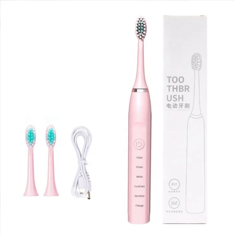 Oral Care Rechargeable Vibrate Smart Timer Sonic Electrical Electronic Electric Tooth Brush Toothbrush