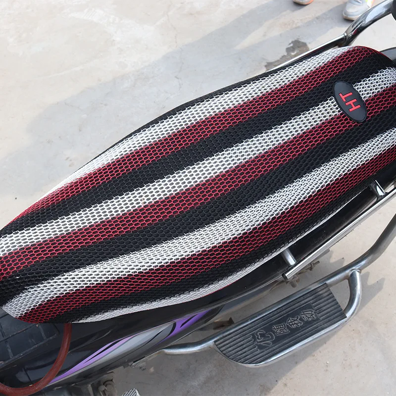 7XL 4XL 5XL Customized Motorcycle Seat Cover Design Seat Cushion Easy Washing 3D Air Mesh Motorcycle seat cover