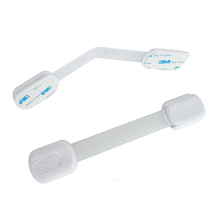 Kingbo Adjustable plastic cabinet strap locks baby proofing cabinet locks for drawers