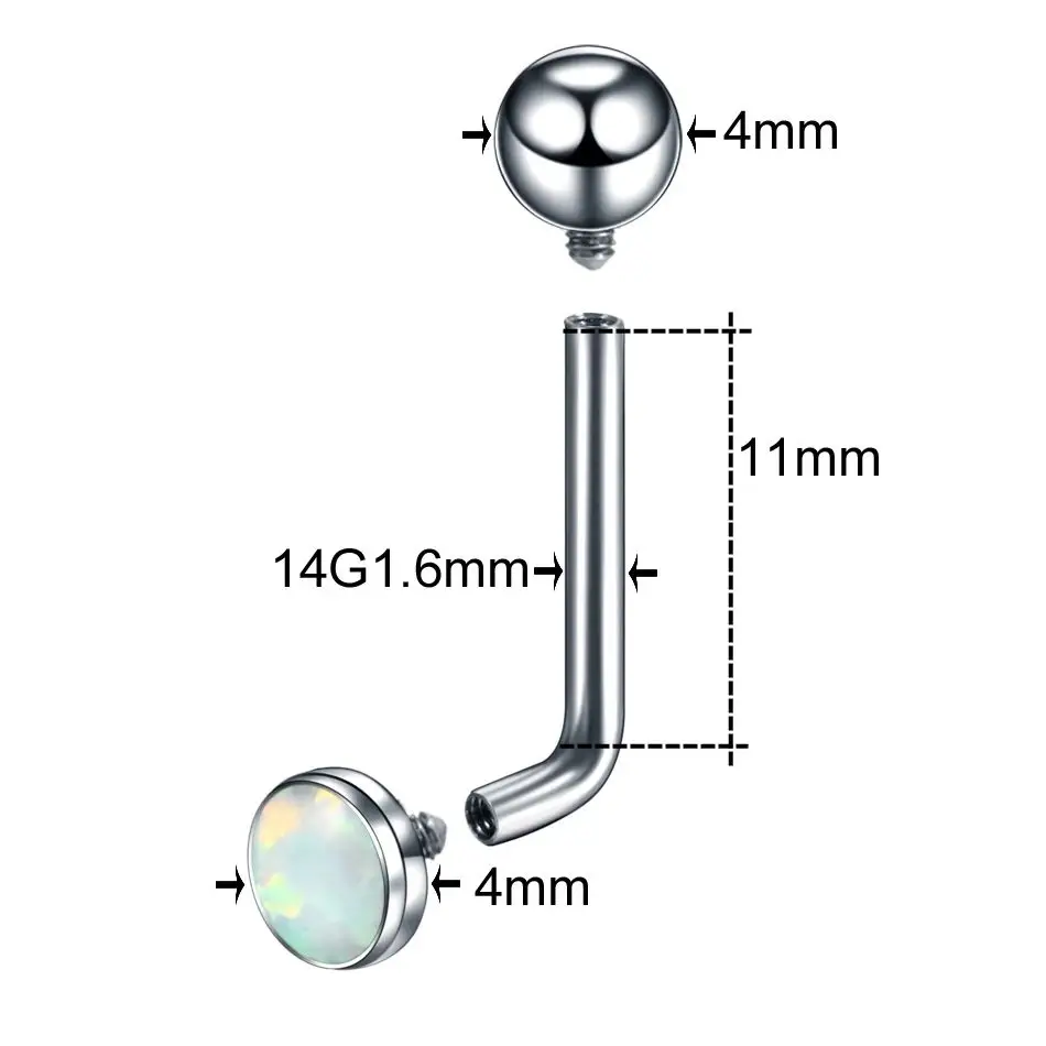 Lotus G23 Titanium Crystal Gem Sexy Vagina Piercings Genital Piercing VCH Piercing  Belly Jewelry