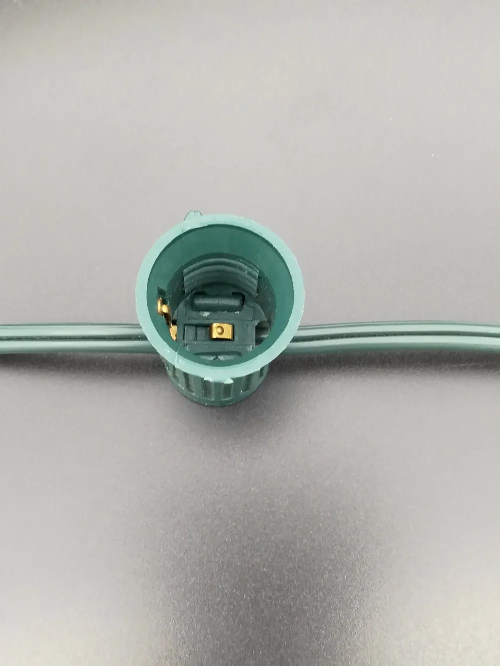 12C9-500G1 500 футов 12 дюймов зеленый SPT-1 18AWG провода C9 Рождественская гирлянда с магнитным основанием светодиодная