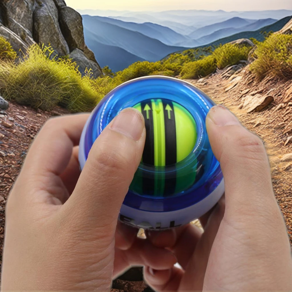 Original Auto-Start Magic Wrist Trainer Portable Power Grip Ball with Gyroscope Speed Meter for Strengthening Arms