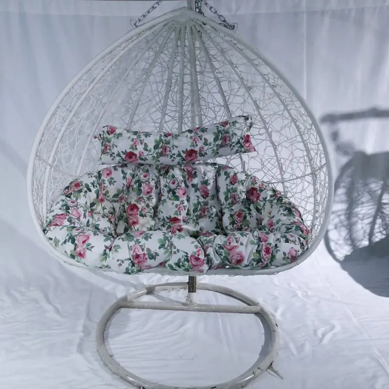 High quality garden swing sets beach metal patio wrought iron patio swings cushion