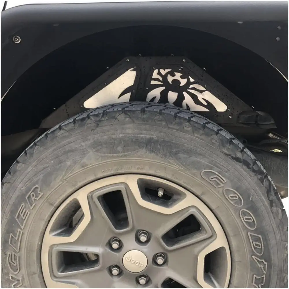 
Steel Inner Fender kits forJeep Wrangler JK JKU Aluminum flare trims 