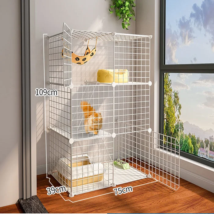 Joypet Regular Grids Storage Boxes & Bins Living Room Iron Multifunction Metal Wire Storage Cubes, Cube Storage Organize