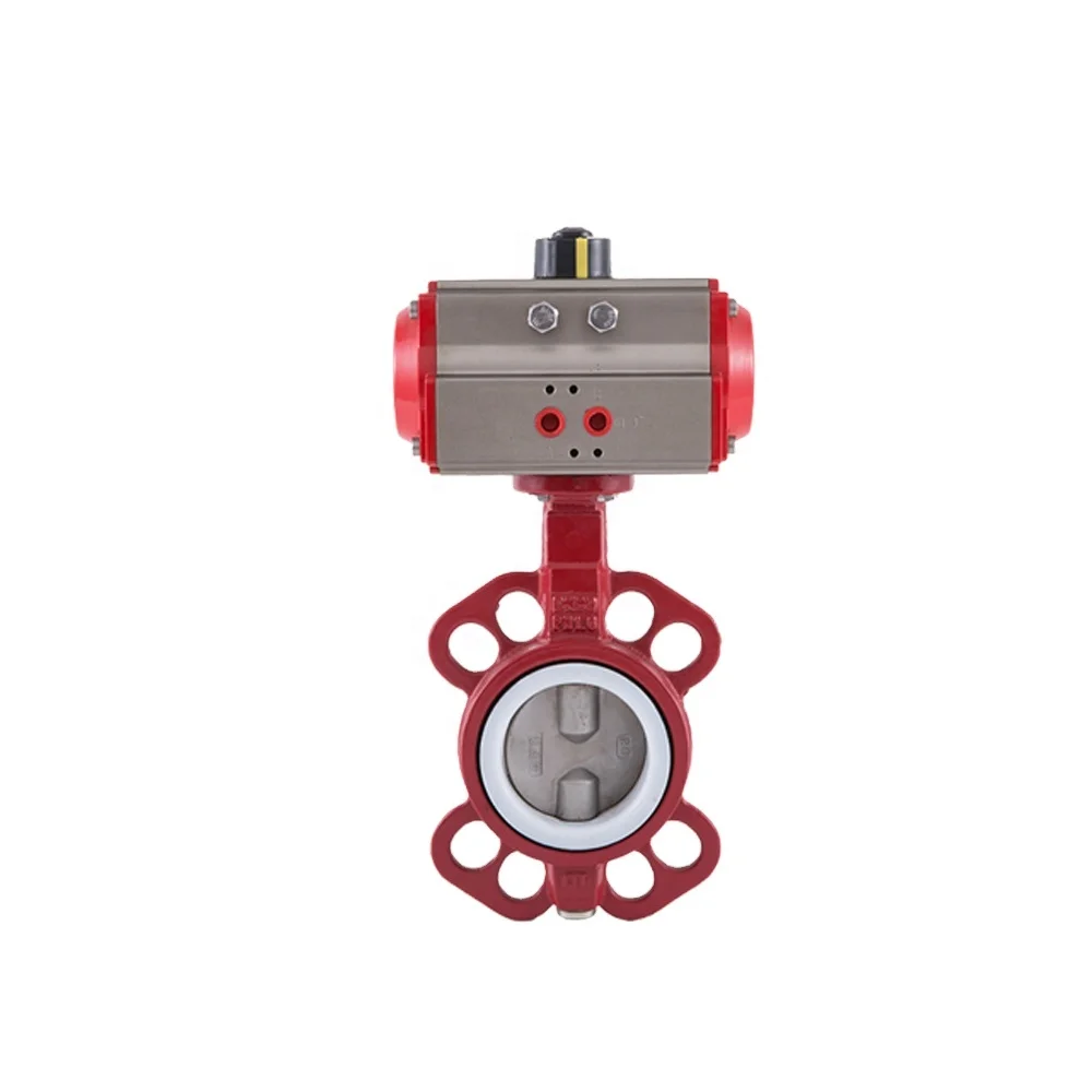 Manufacturer Wholesale Plastic Wafer Valves Price List Pneumatic Pvc  Automation Butterfly Valve