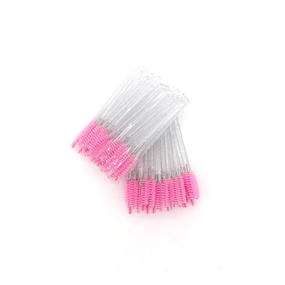 Disposable Eyelash Mascara Eye High Quality Nylon Mascara Wand Portable Crystal Rod For Eyelash Extensions And Eyebrow Comb