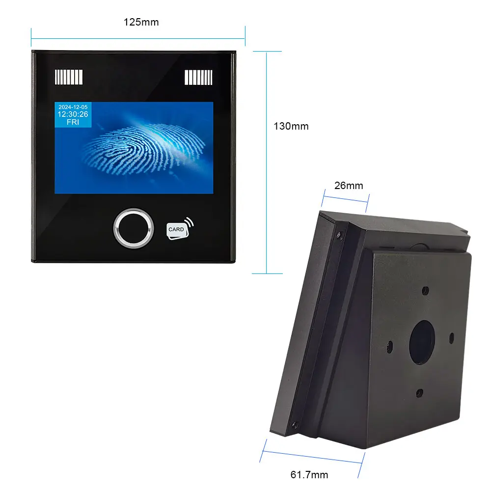 Alphanumeric User ID Wifi TCP/IP Fingerprint Time Recorder Finger print Staff Biometric Attendance Machine With Cloud Software