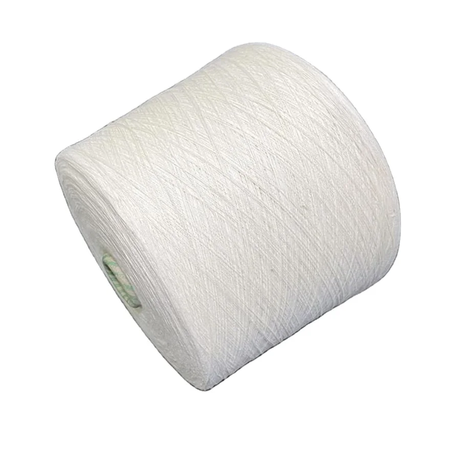 Fast Delivery cotton /polyester Blended Knitting Yarn Grey Cotton Yarn Crochet Thread