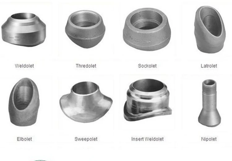 45 Degree Ss Weldolet Threadolet Sockolet ASTM A182 F316L/304/304L S32750 8'x1' Sch40s
