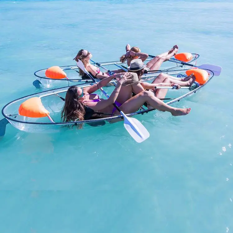 Multi color New design PC Side air bag balancing device  Equipped sunshade Awning transparent boat