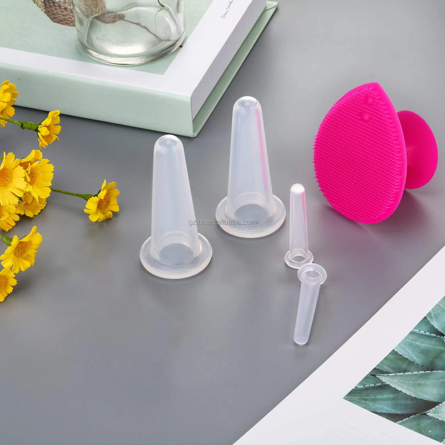  Custom Facial Cupping Set 2 шт силиконовый набор для