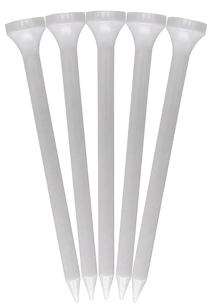 Plastic Golf Tees 3 1/4 inch  Vibrantly Colored, Professional Durability and Quality