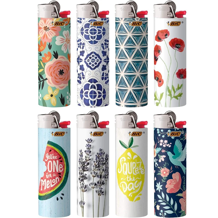 2024 NY STOCK  New Cheap plastic Flint lighters with sanding wheels Other Lighters & Smoking Accessories gas lighter