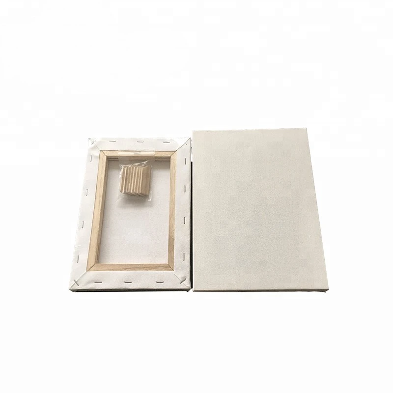 Beginner material texture painting with frame wood strips acrylic paint gouache canvas painting board wholesale