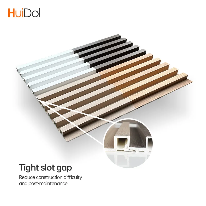 High quality new wood-plastic material PVC wall panels feature for offices