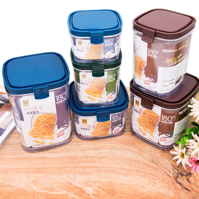 Storage Deck Box Hot Sale 1500ML Clear Good Quality Kitchen Food Storage Boxes With Lids  Plastic Portable Storage Box