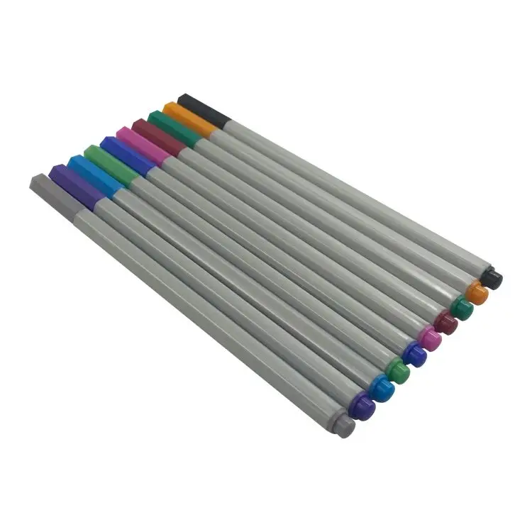 factory oem washable 12 24 36 48 colours micro fineliner color drawing marker pen 0.2mm 0.4 mm