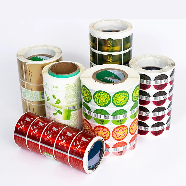 Waterproof Stickers Custom Logo Printing Adhesive Sticker Label Company Logo Label Rectangular Product Stickers