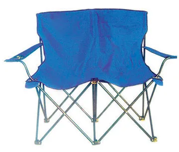Outdoor Portable Folding Low Loveseat 2 Person Double Seat Camping Chair