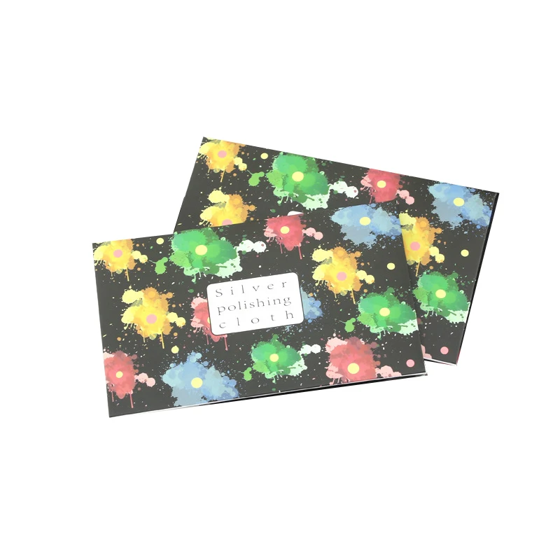 Hot Sale INS High Quality Flower Envelope Rub Silver Cloth