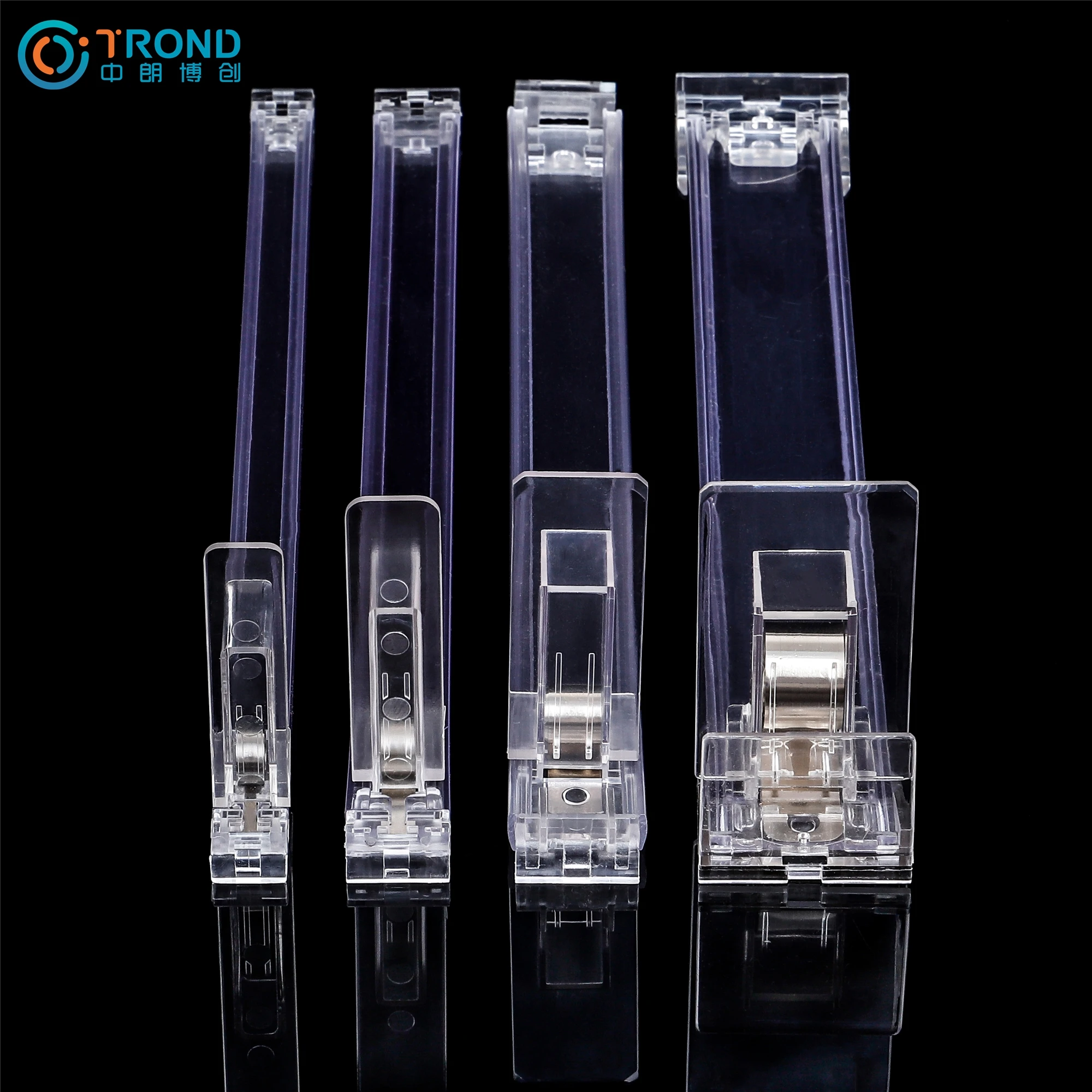 Transparent Automated Spring Loaded Shelf Pusher with Acrylic Tray for Juice Beer Tobacco Cigar Convenience Store