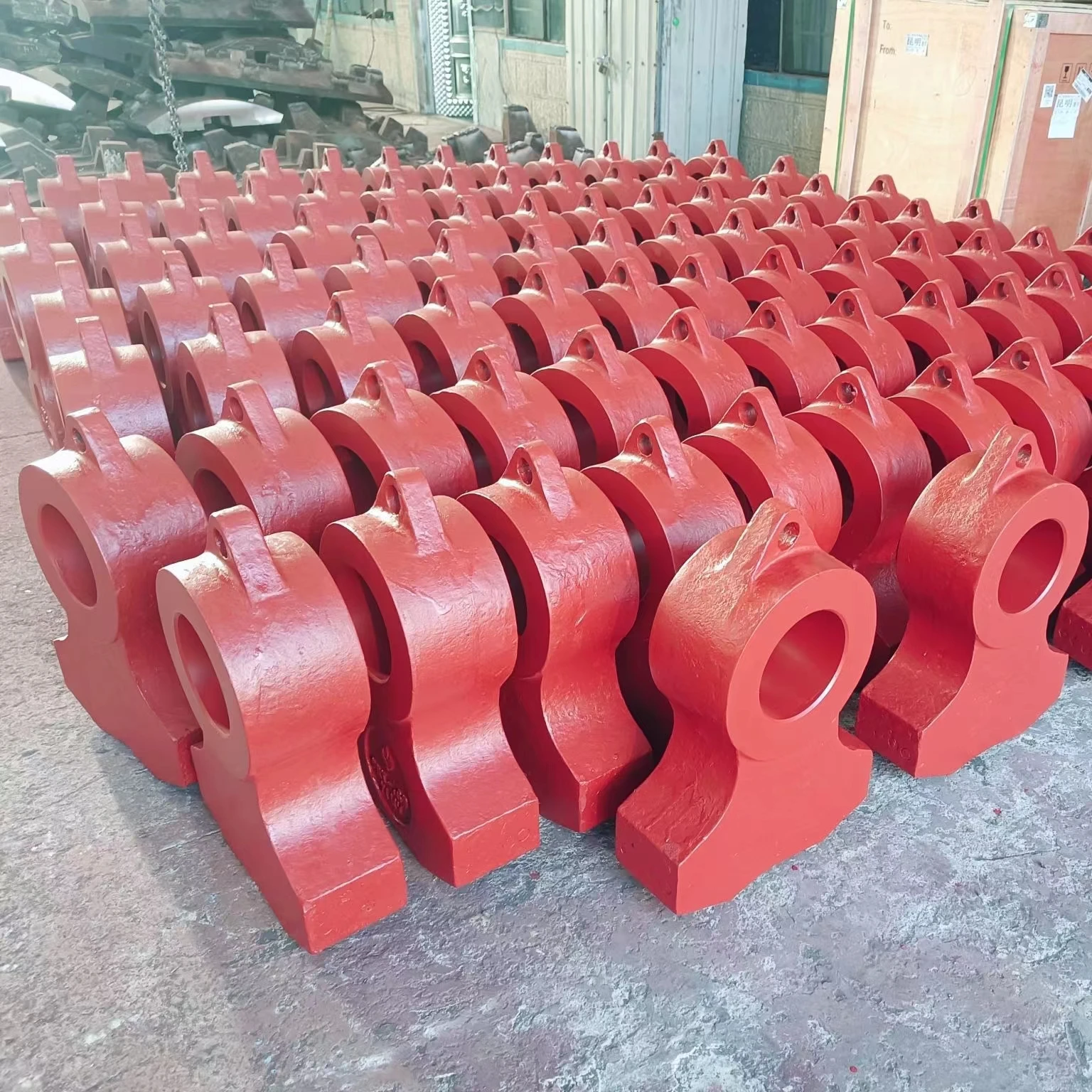 Hummer Rock Stone Crusher Heads Mining Spare Parts Rock Hammer Mill Crusher Part Beater Hammer Head Crusher