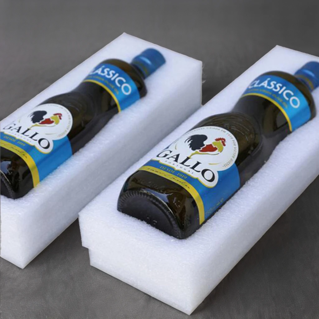 Customized Eco-Friendly PU Foam Insert Packaging Sponge for Protection and Inner Packing of Wine Cups Environmentally Friendly