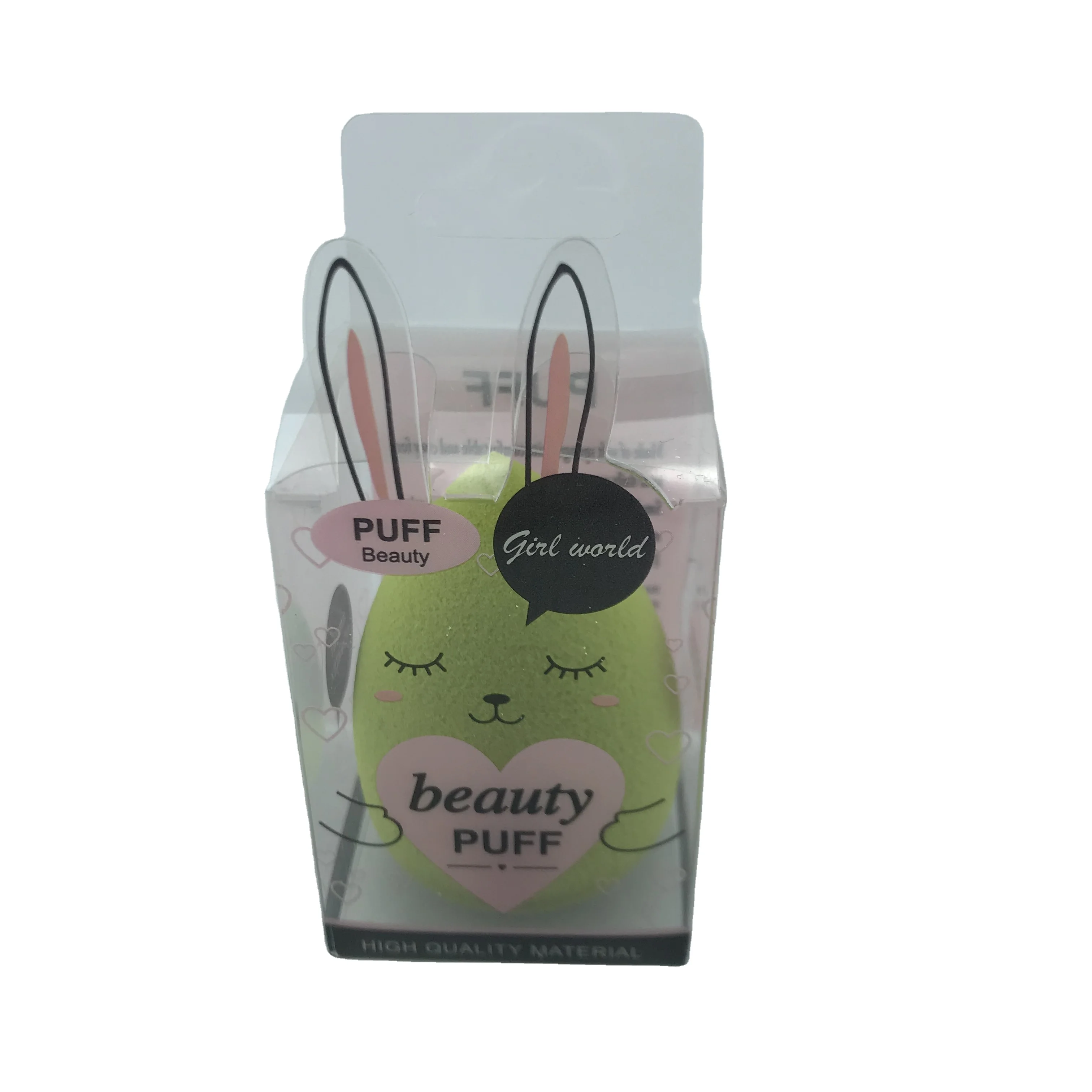 2021 new arrival amazon hot selling oem beauty waterdrop cosmetic sponge with bunny package