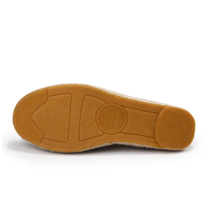 Customized Letter patterns closed toe grossistes barefoot espadrilles womens men flat jute espadrilles shoes